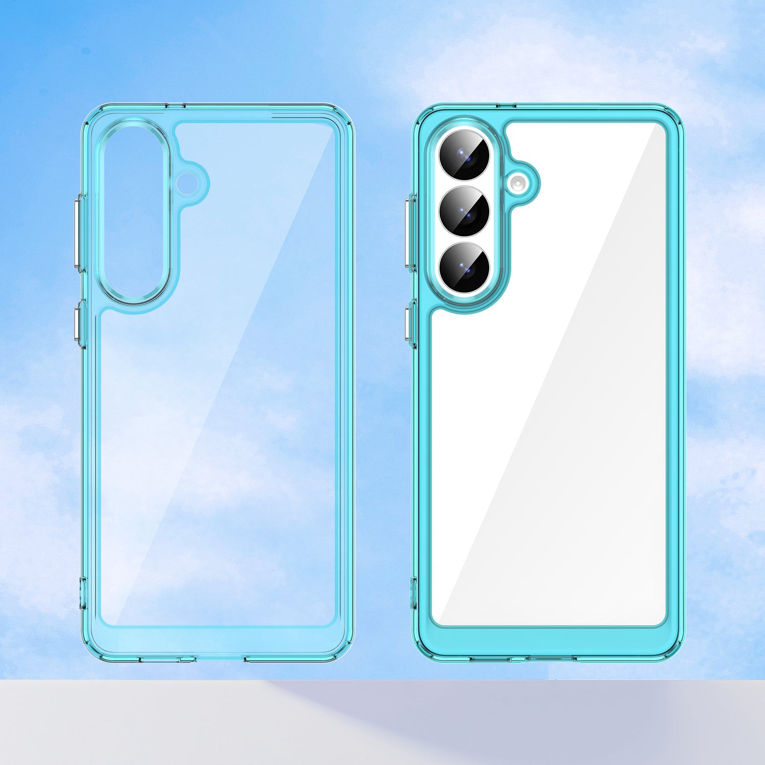 Samsung Galaxy S26 Plus Soft TPU Bumper Case [Clear Blue]