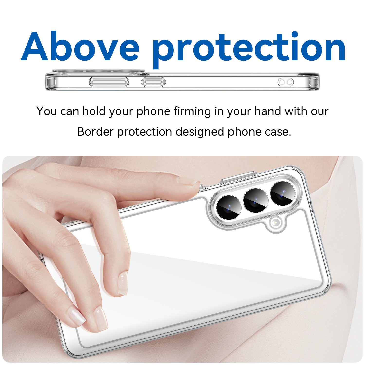 Samsung Galaxy S26 Plus Soft TPU Bumper Case [Clear]