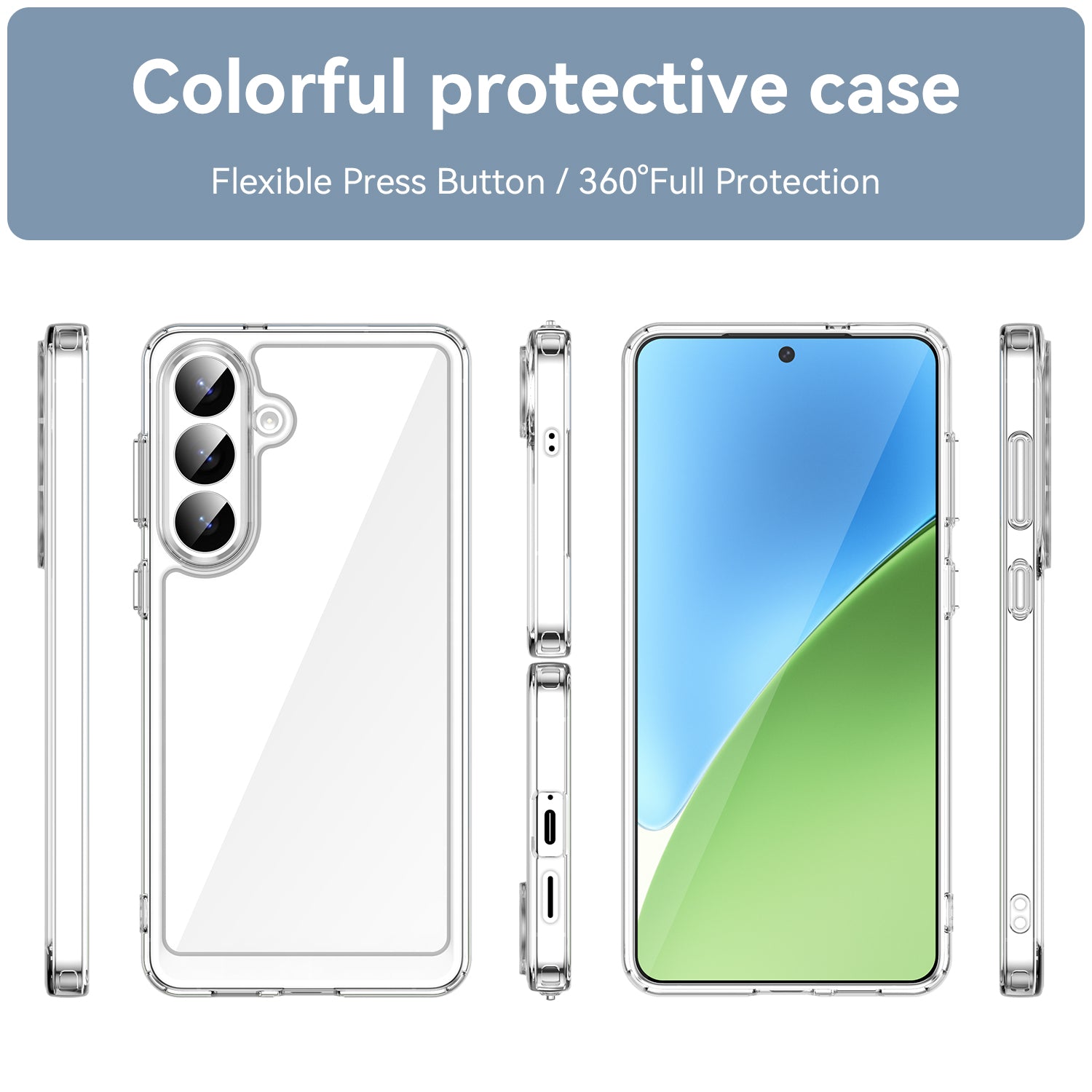 Samsung Galaxy S26 Plus Soft TPU Bumper Case [Clear]