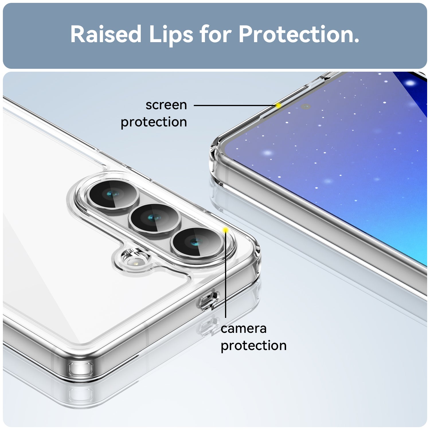 Samsung Galaxy S26 Soft TPU Bumper Case [Clear]