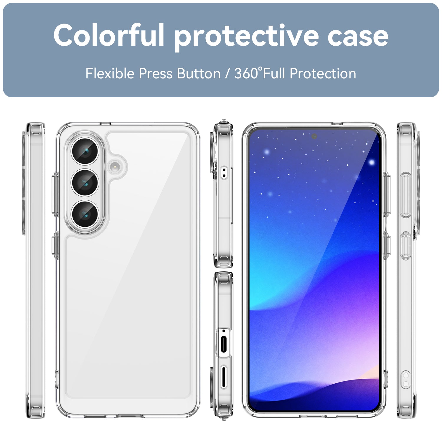 Samsung Galaxy S26 Soft TPU Bumper Case [Clear]