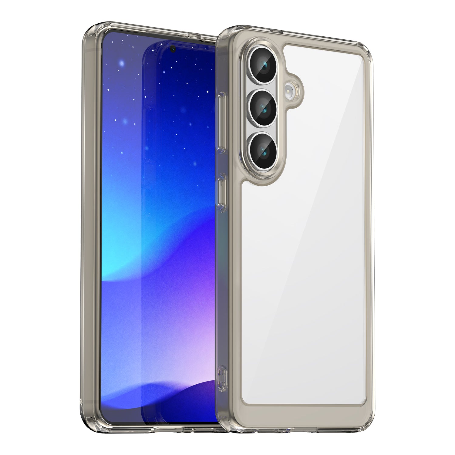 Samsung Galaxy S26 Soft TPU Bumper Case [Clear Grey]