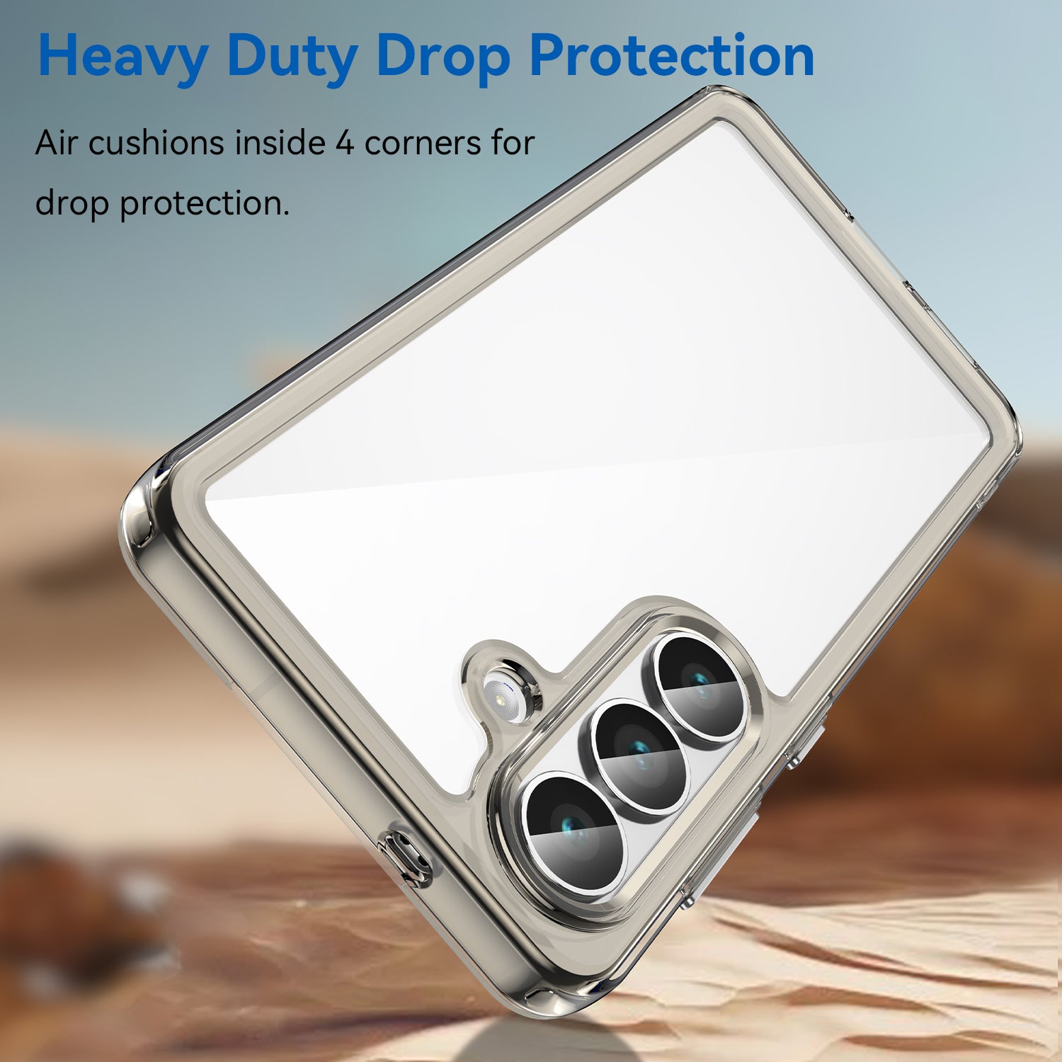 Samsung Galaxy S26 Soft TPU Bumper Case [Clear Grey]