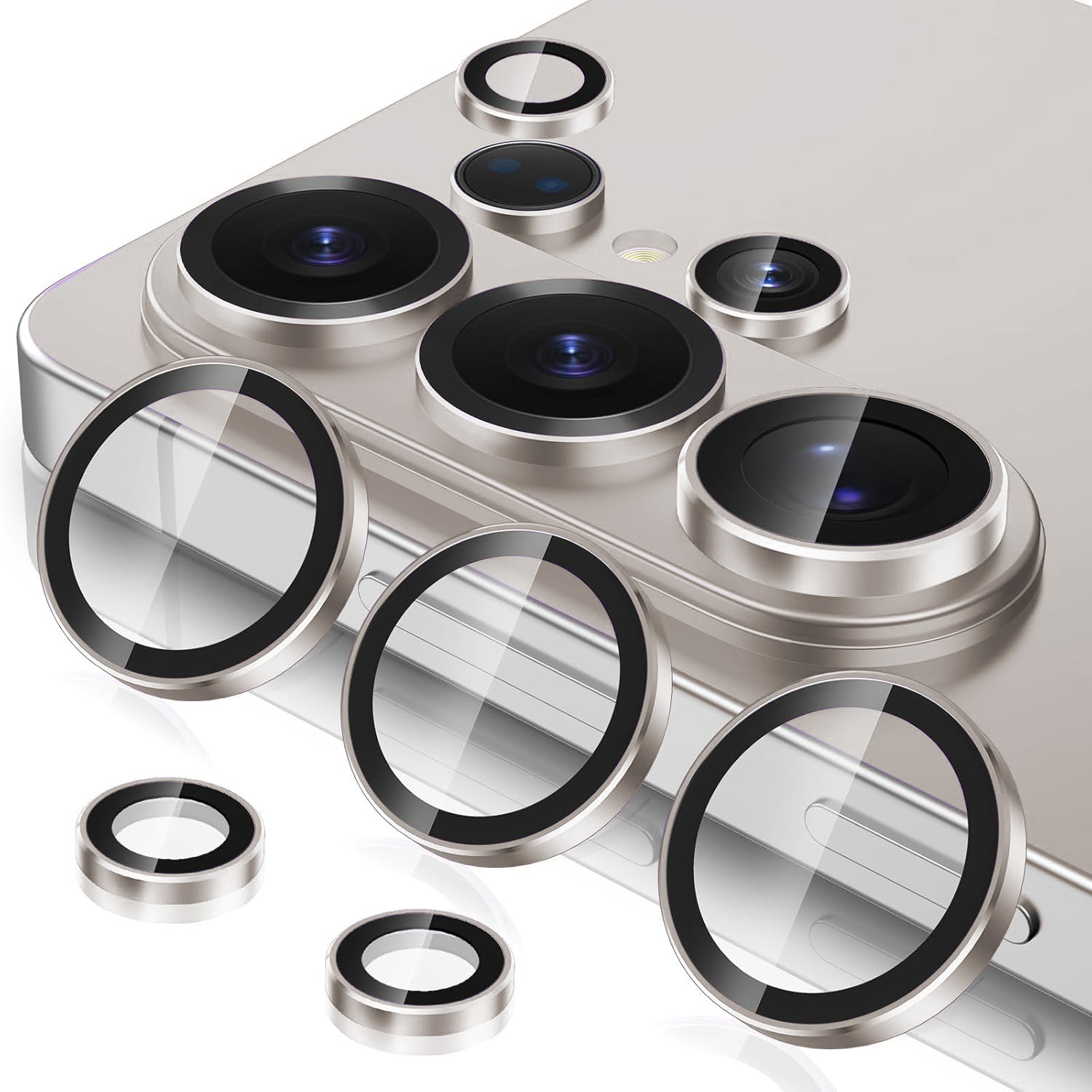 Samsung S26 Ultra Eagle Eye AR+AF Camera Lens Protector with Removal Tool [Titanium Grey]