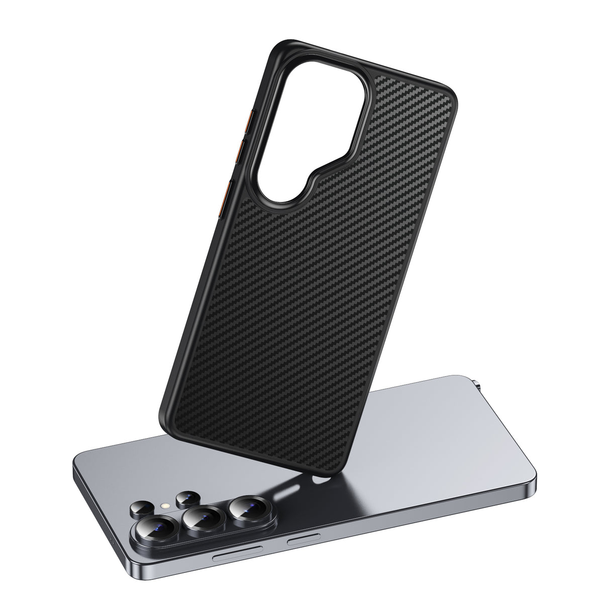 Samsung Galaxy S26 Ultra Kevlar Texture MagSafe Hard Case [Black]