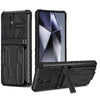 Samsung Galaxy S26 Ultra Rugged Case with Card Holder & Kickstand [Black] - Black