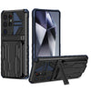 Samsung Galaxy S26 Ultra Rugged Case with Card Holder & Kickstand [Navy] - Navy