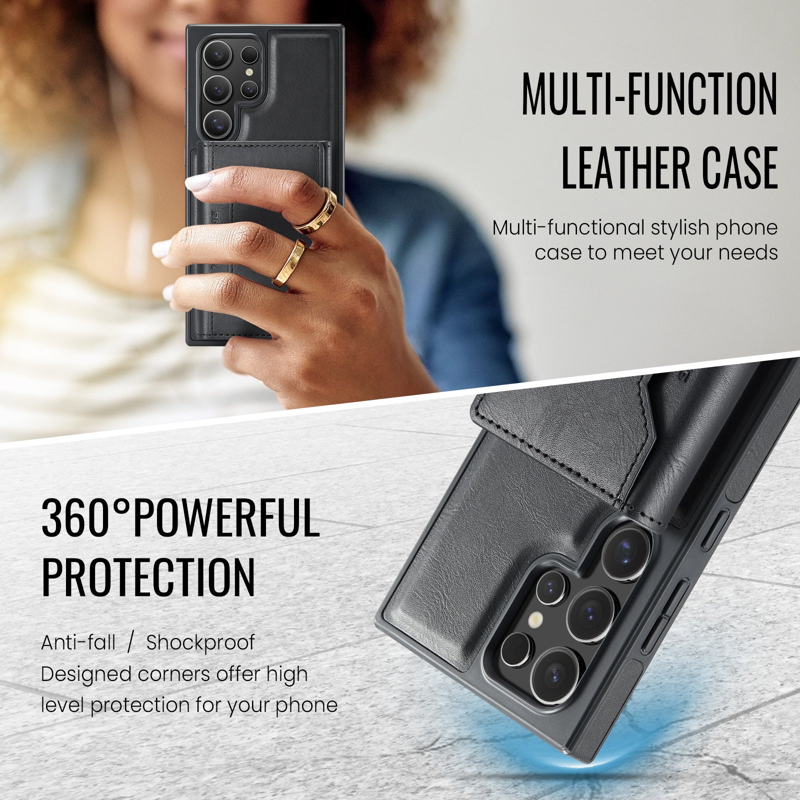 Samsung Galaxy S26 Ultra DG.Ming MagSafe Wallet Case [Black]