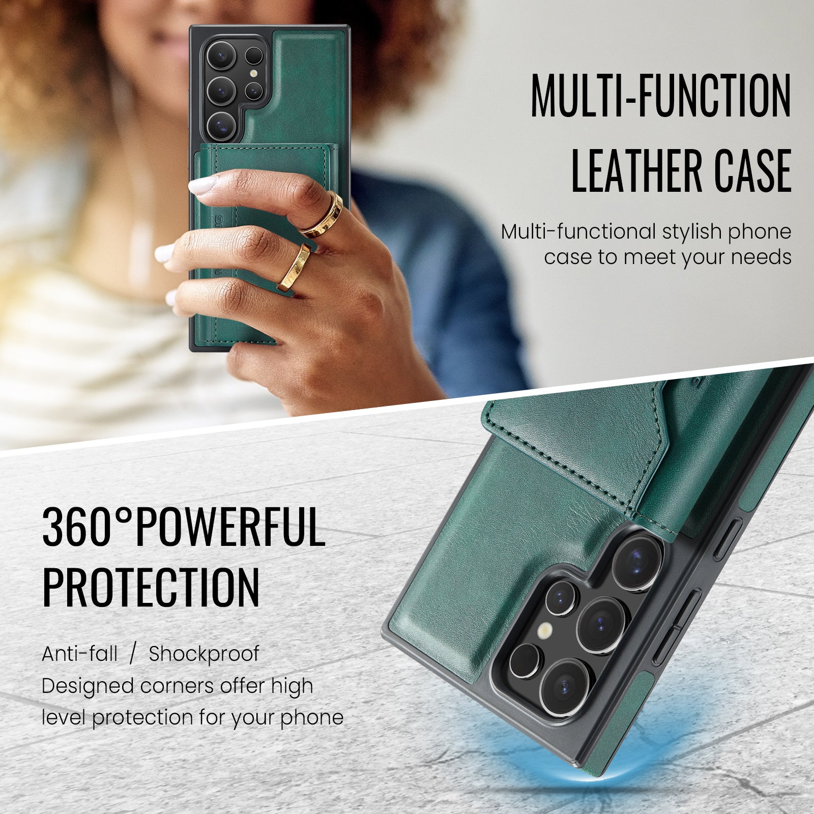 Samsung Galaxy S26 Ultra DG.Ming MagSafe Wallet Case [Green]