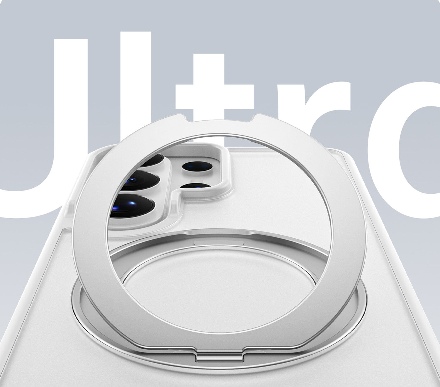 Samsung S26 Premium Matte MagSafe 360° Rotating Ring Stand Case [Black]