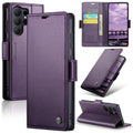 Samsung Galaxy S26 Ultra CaseMe Retro Wallet Case [Purple] - Purple