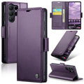 Samsung Galaxy S26 Ultra CaseMe Retro Wallet Case [Purple] - Purple