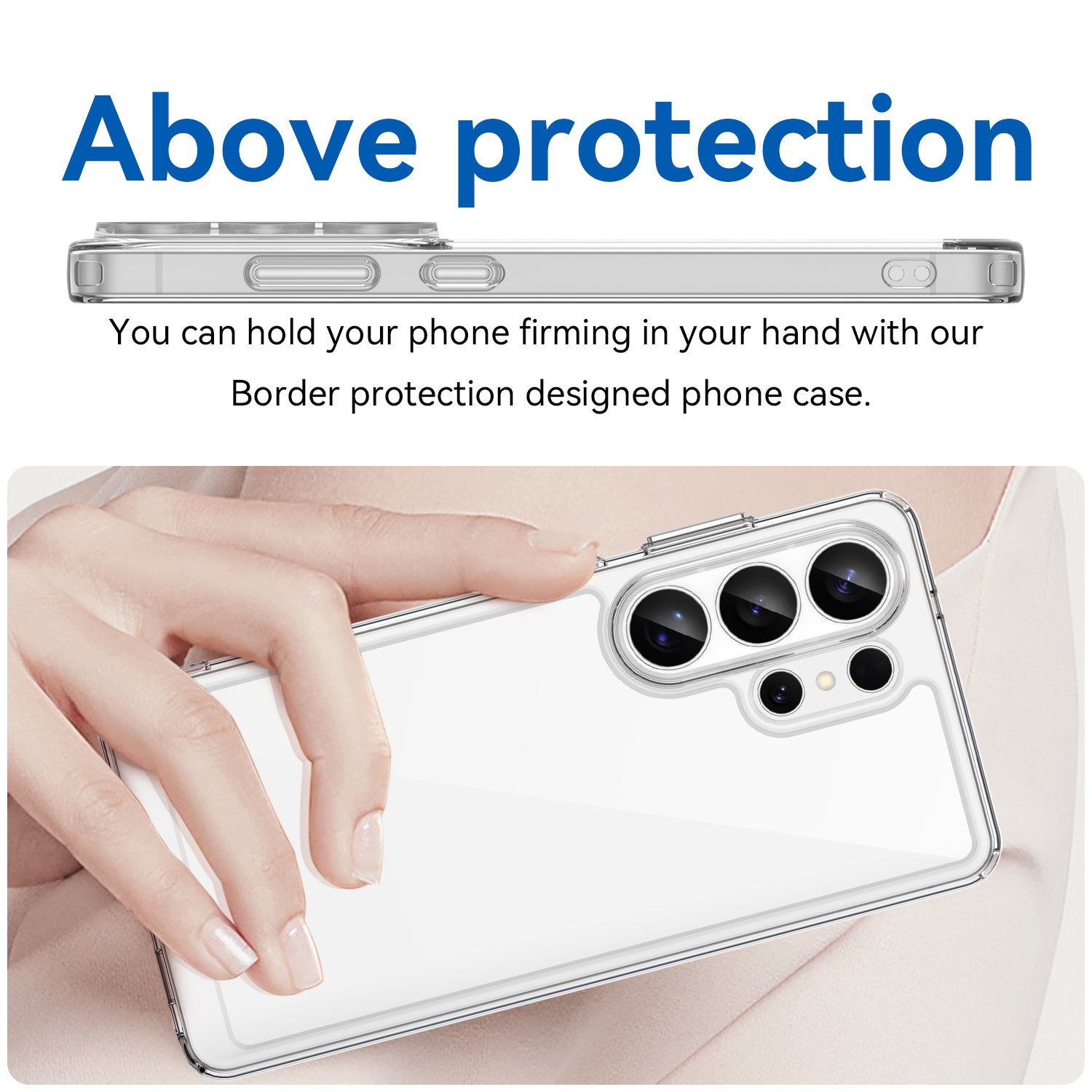 Samsung Galaxy S26 Ultra Soft TPU Bumper Case [Clear]