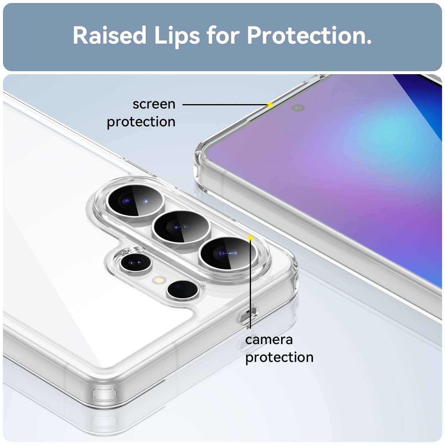 Samsung Galaxy S26 Ultra Soft TPU Bumper Case [Clear]