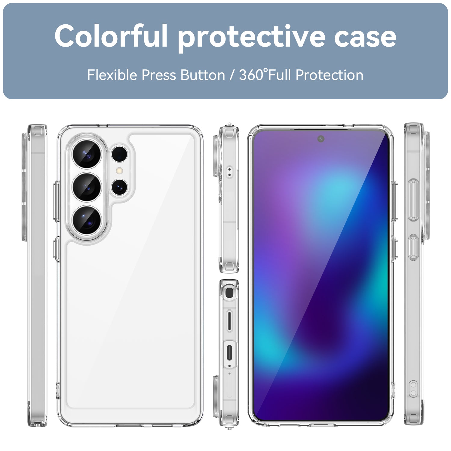 Samsung Galaxy S26 Ultra Soft TPU Bumper Case [Clear]
