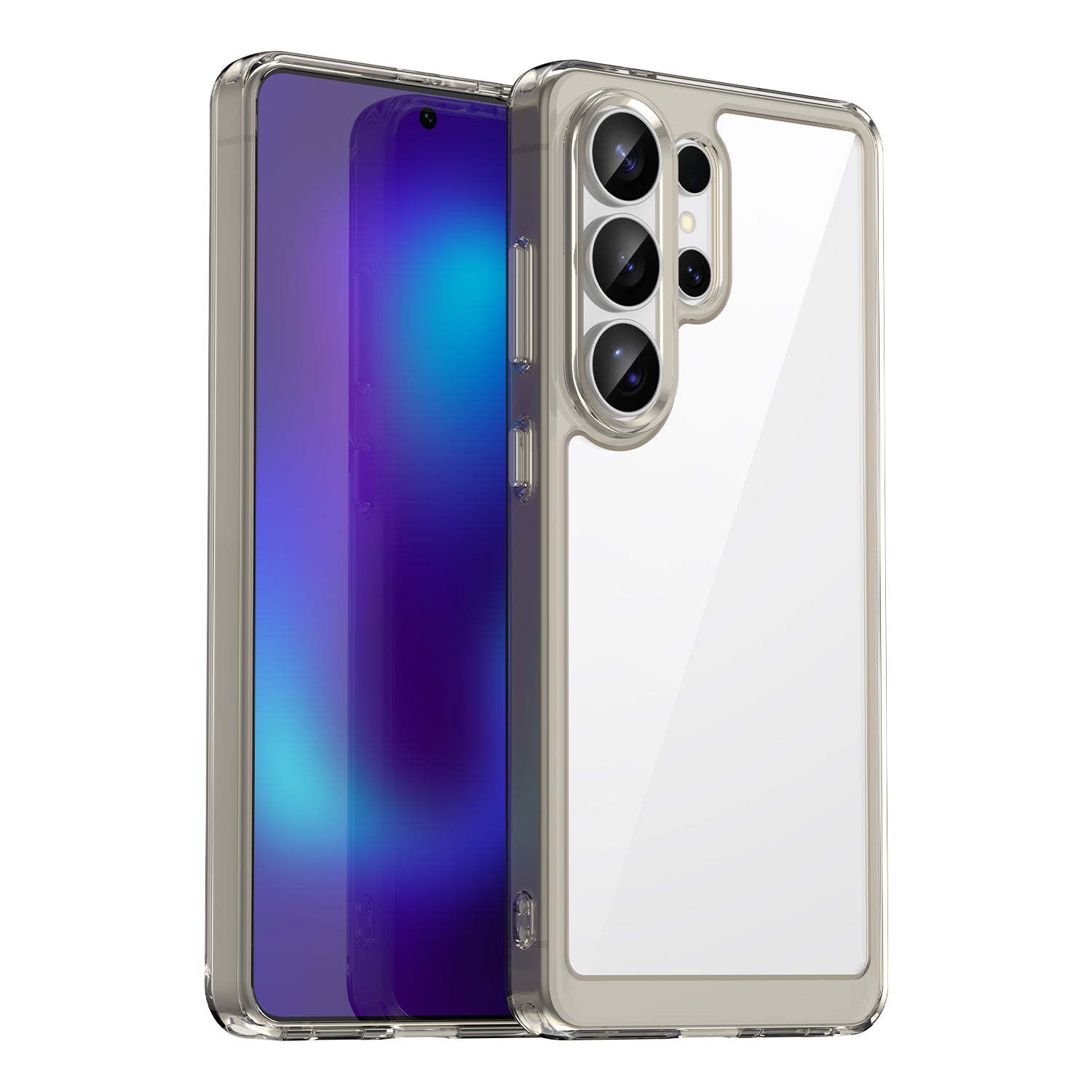 Samsung Galaxy S26 Ultra Soft TPU Bumper Case [Clear Grey]