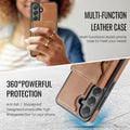 Samsung Galaxy S26 FE DG.MING MagSafe Detachable Wallet Case [Brown] - Brown