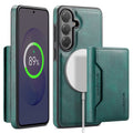 Samsung Galaxy S26 FE DG.MING MagSafe Detachable Wallet Case [Green] - Green