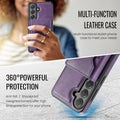 Samsung Galaxy S26 FE DG.MING MagSafe Detachable Wallet Case [Purple] - Purple