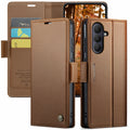 Samsung Galaxy S26FE CaseMe Retro Wallet Case [Brown] - Brown