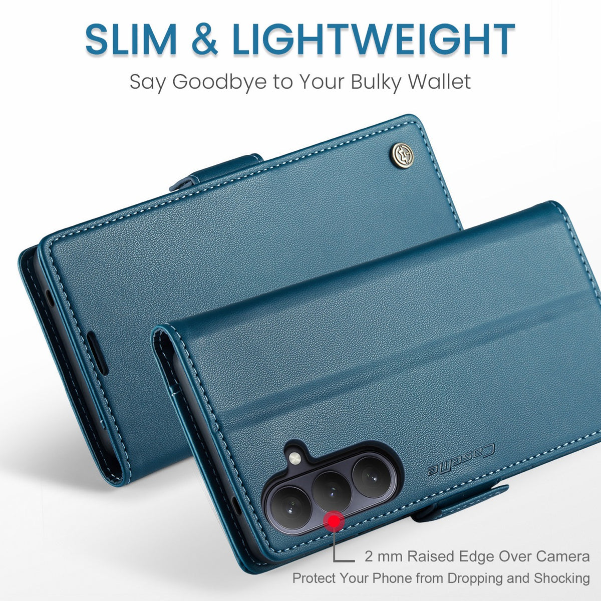Samsung Galaxy S26FE CaseMe Retro Wallet Case [Navy]