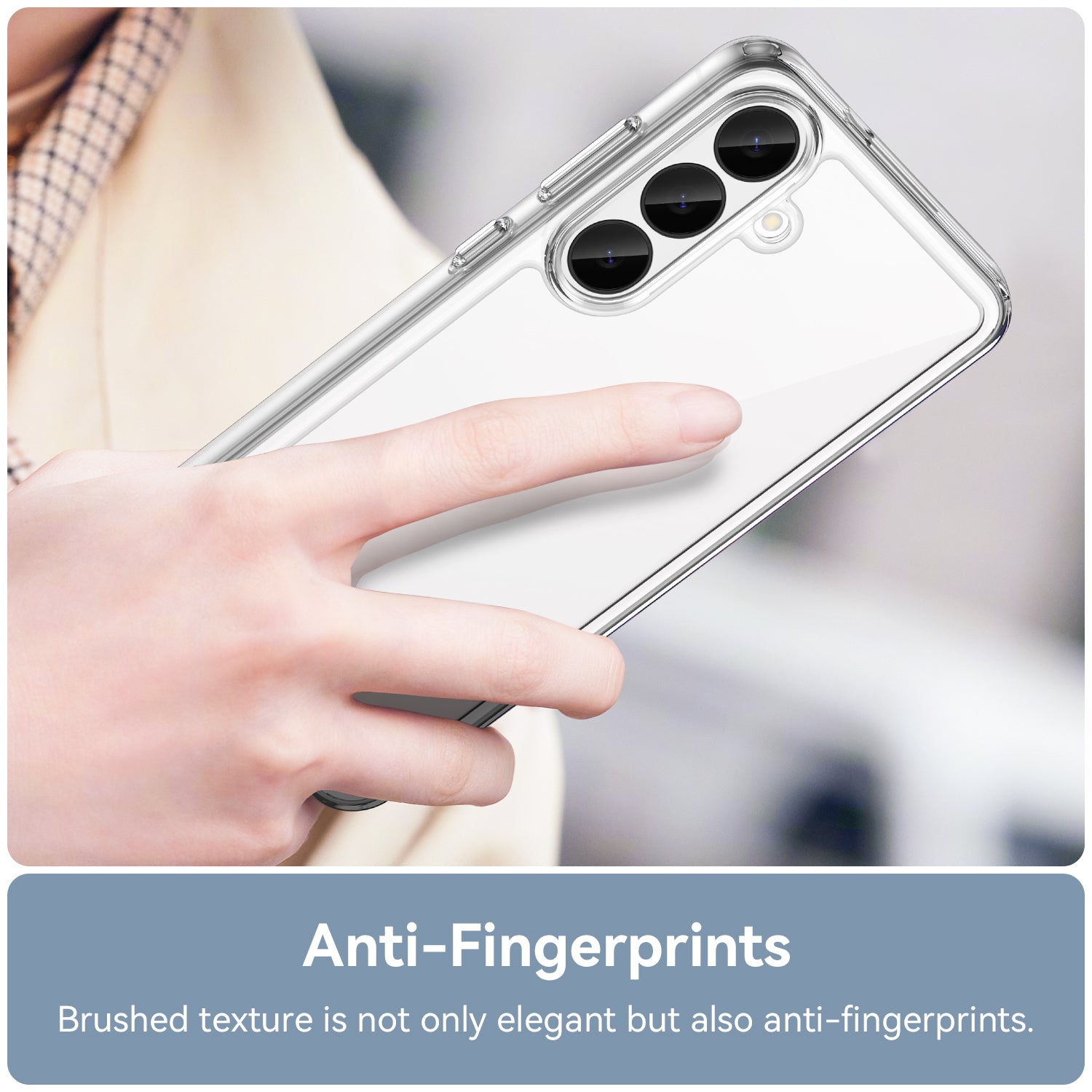 Samsung Galaxy S26FE Soft TPU Bumper Shockproof Cover Case [Clear]