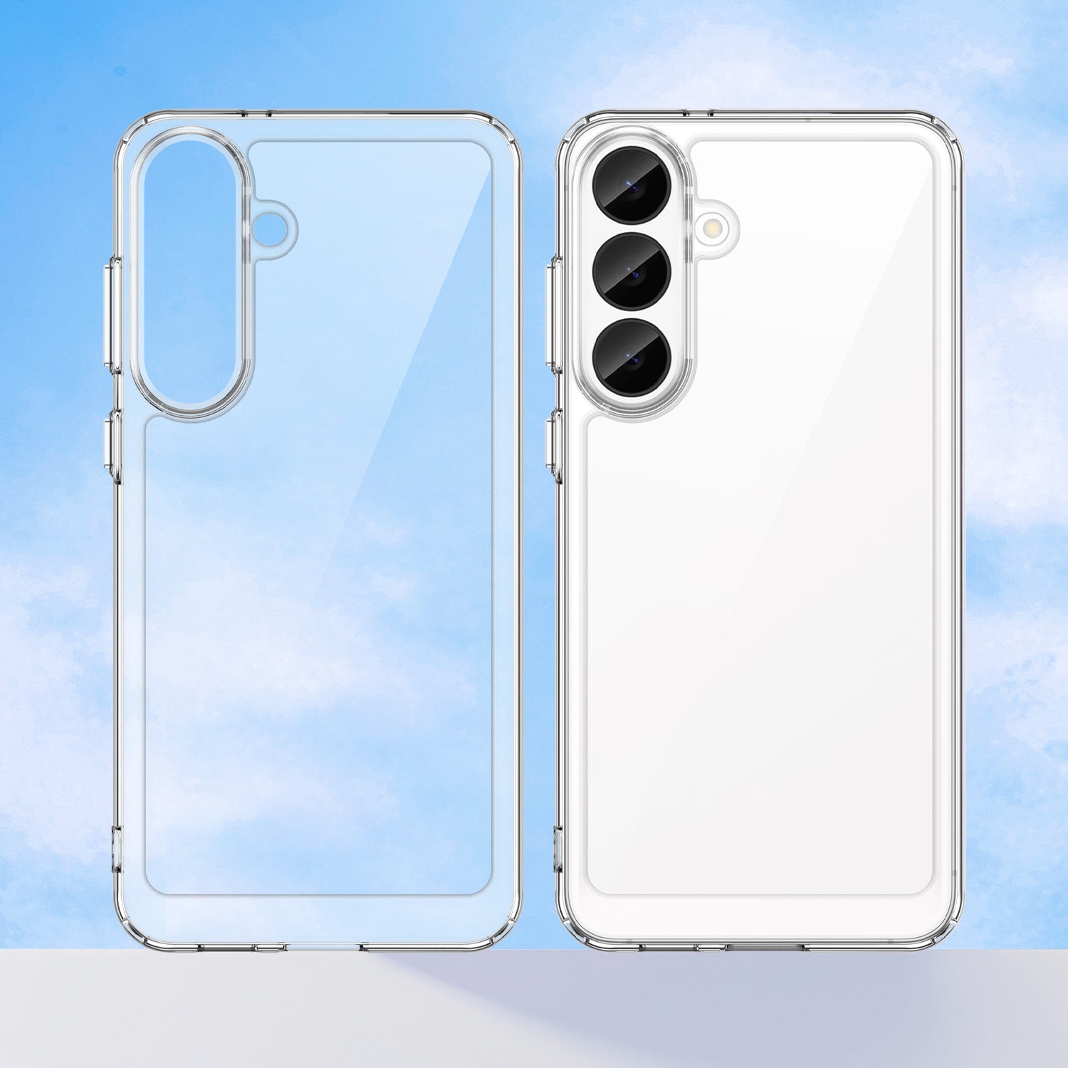 Samsung Galaxy S26FE Soft TPU Bumper Shockproof Cover Case [Clear]