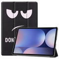 Samsung Galaxy Tab S9 FE+ Designer Tri-fold PU Leather Stand Case No Touch