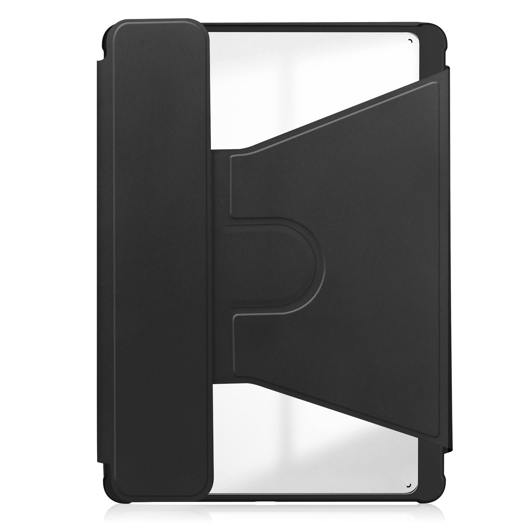 360° Rotating Keyboard Case for Samsung Galaxy Tab A9+/A11+ – Detachable Keyboard with Pencil Holder [Black]