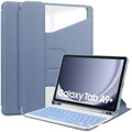 Samsung Galaxy Tab A9 Plus A9+ 360° Rotating Keyboard Case with Pencil Holder Lavender - Lavender