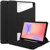 360° Rotating Keyboard Case for Samsung Galaxy Tab S10Lite/S10FE/S9FE/S9 – Detachable Keyboard with Pencil Holder [Black] - Black