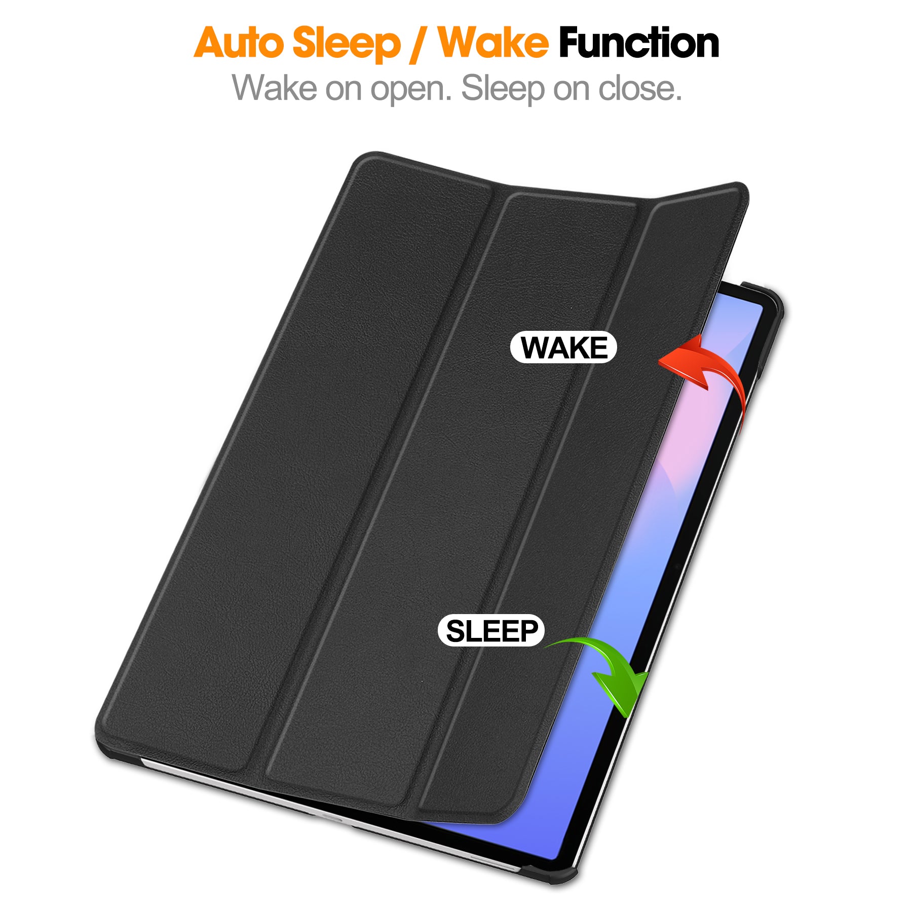 Samsung Tab S10FE Plus X620 Tri-Fold Case [Black]