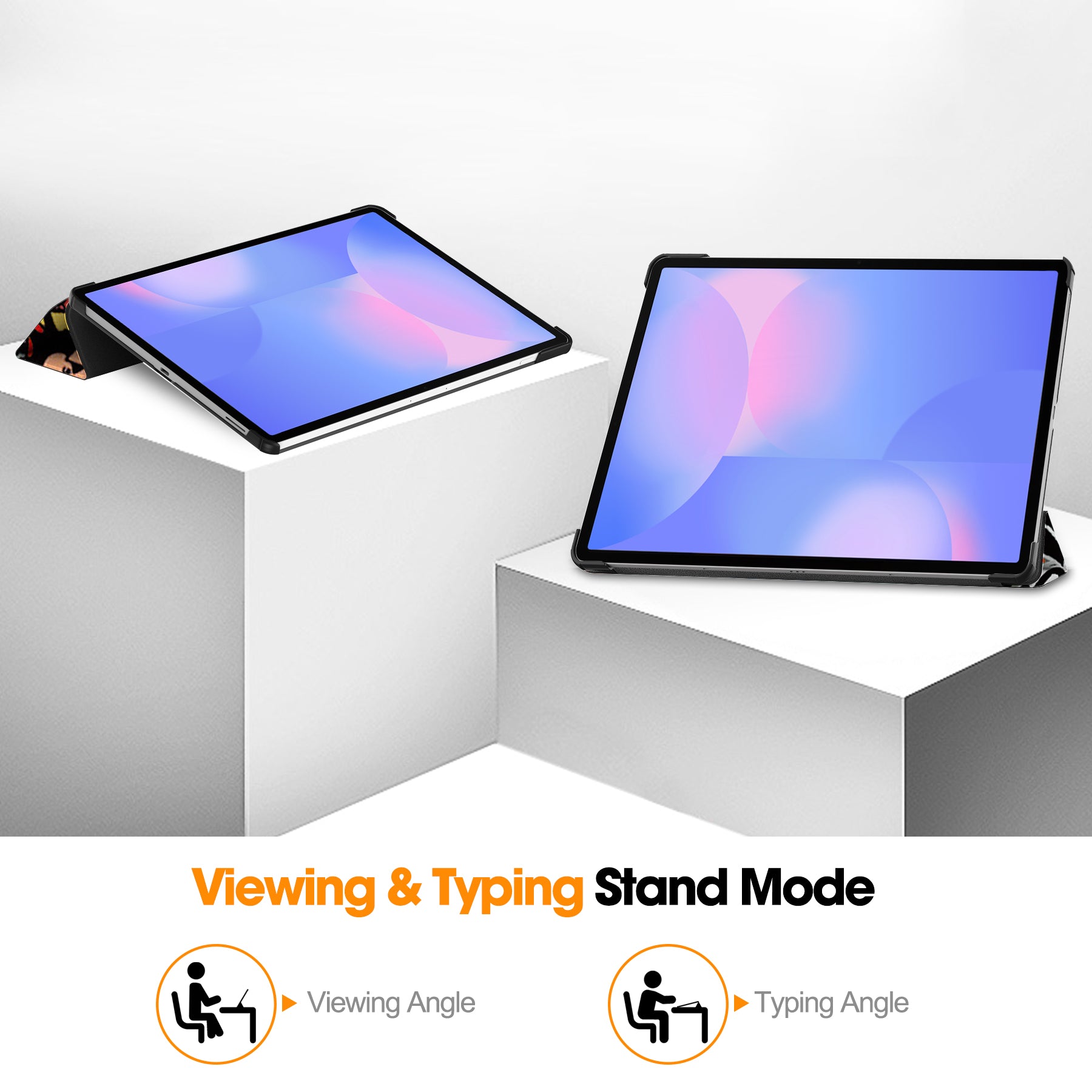 Samsung Tab S10FE Plus X620 Designer Tri-Fold Case [Graffiti]