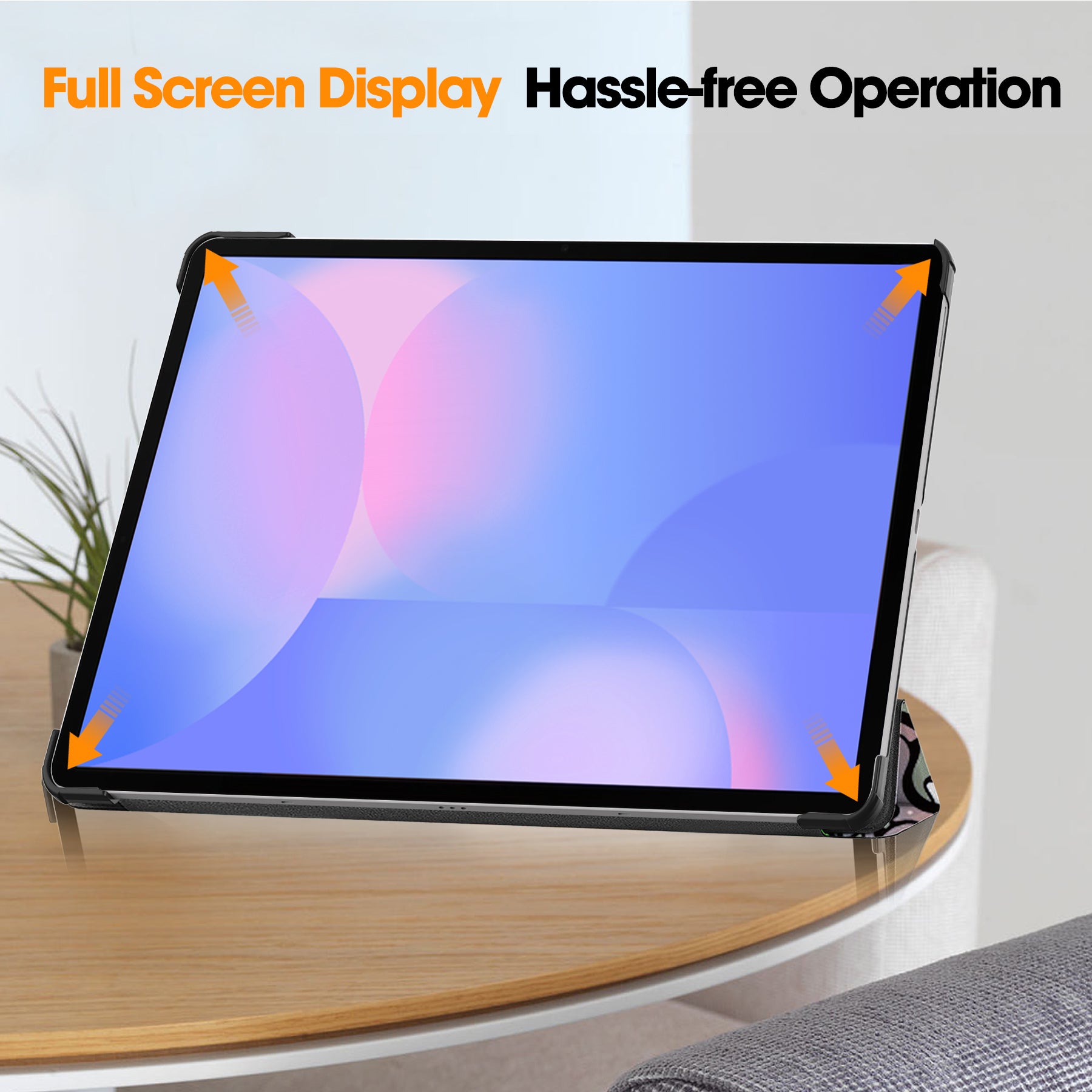 Samsung Tab S10FE Plus X620 Designer Tri-Fold Case [Graffiti]