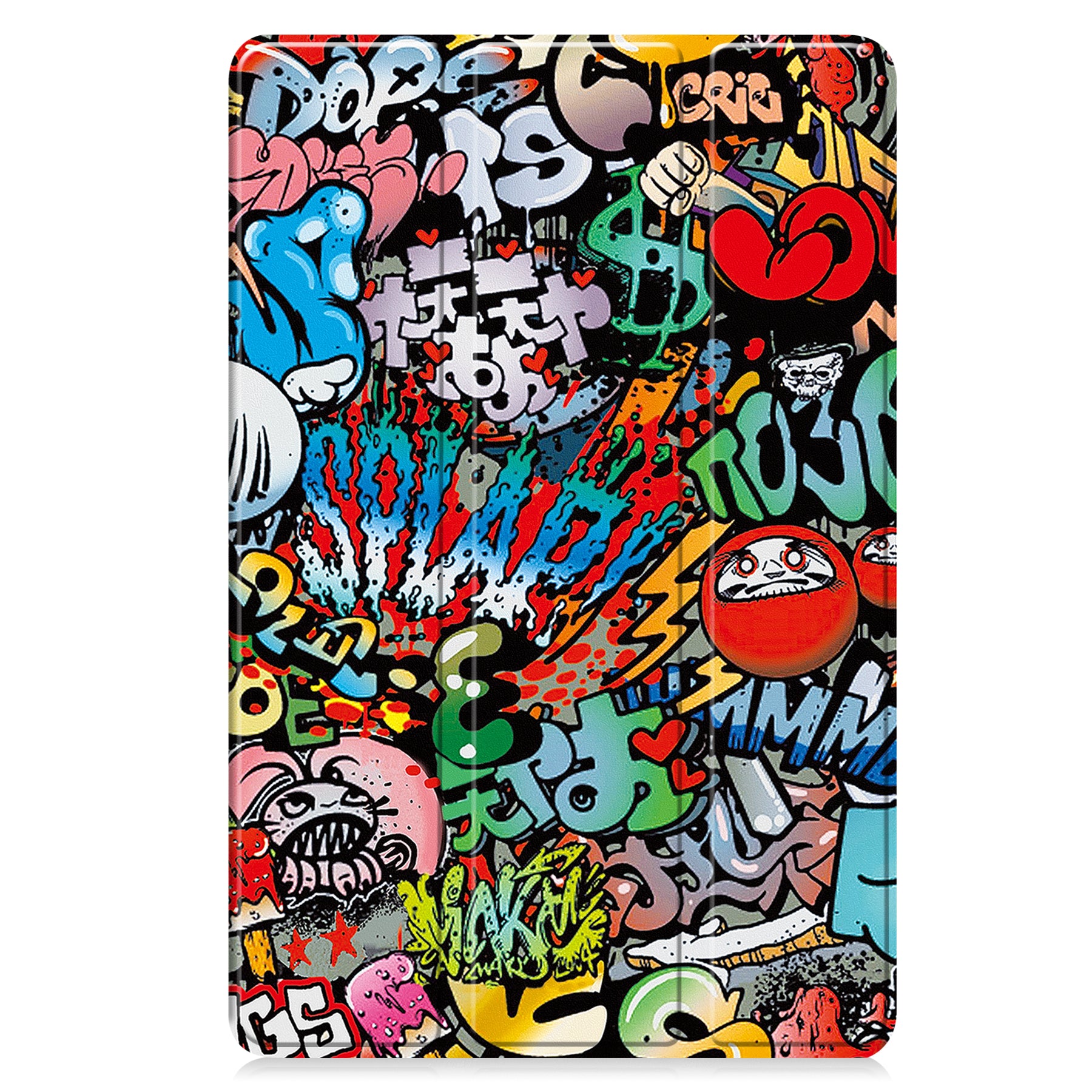 Samsung Tab S10FE Plus X620 Designer Tri-Fold Case [Graffiti]
