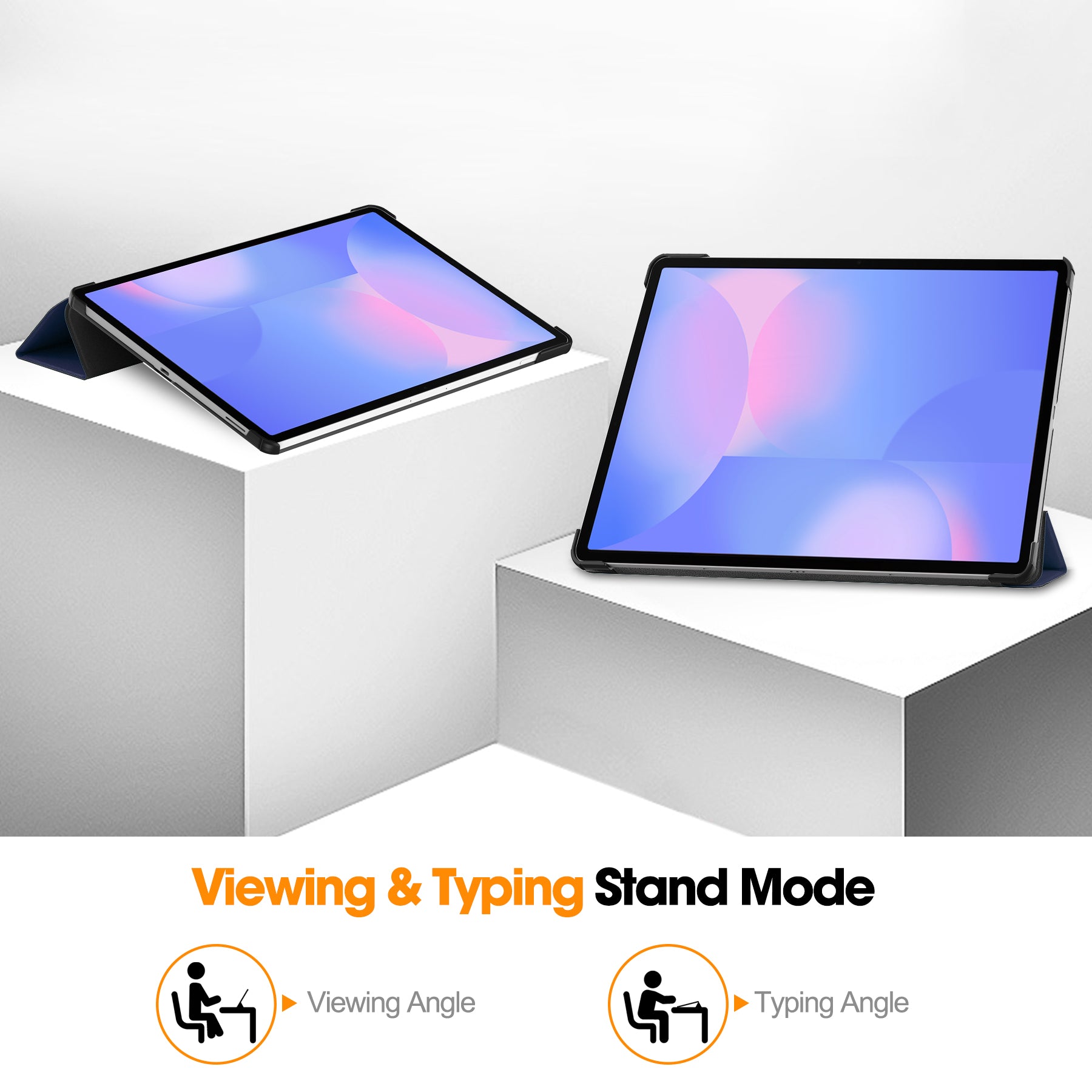 Samsung Tab S10FE Plus X620 Tri-Fold Case [Navy]