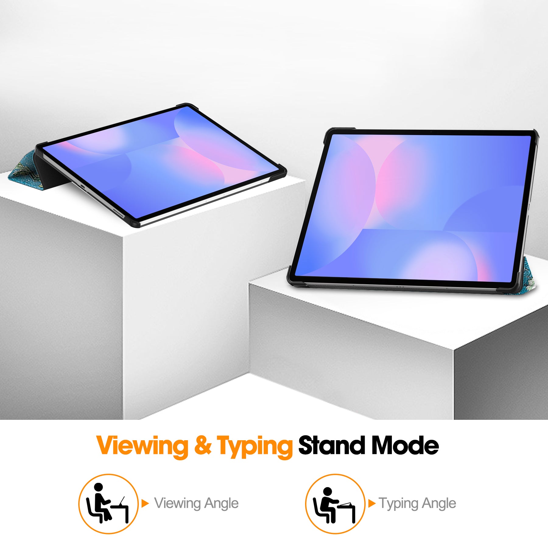 Samsung Tab S10FE Plus X620 Designer Tri-Fold Case [Plum Tree]