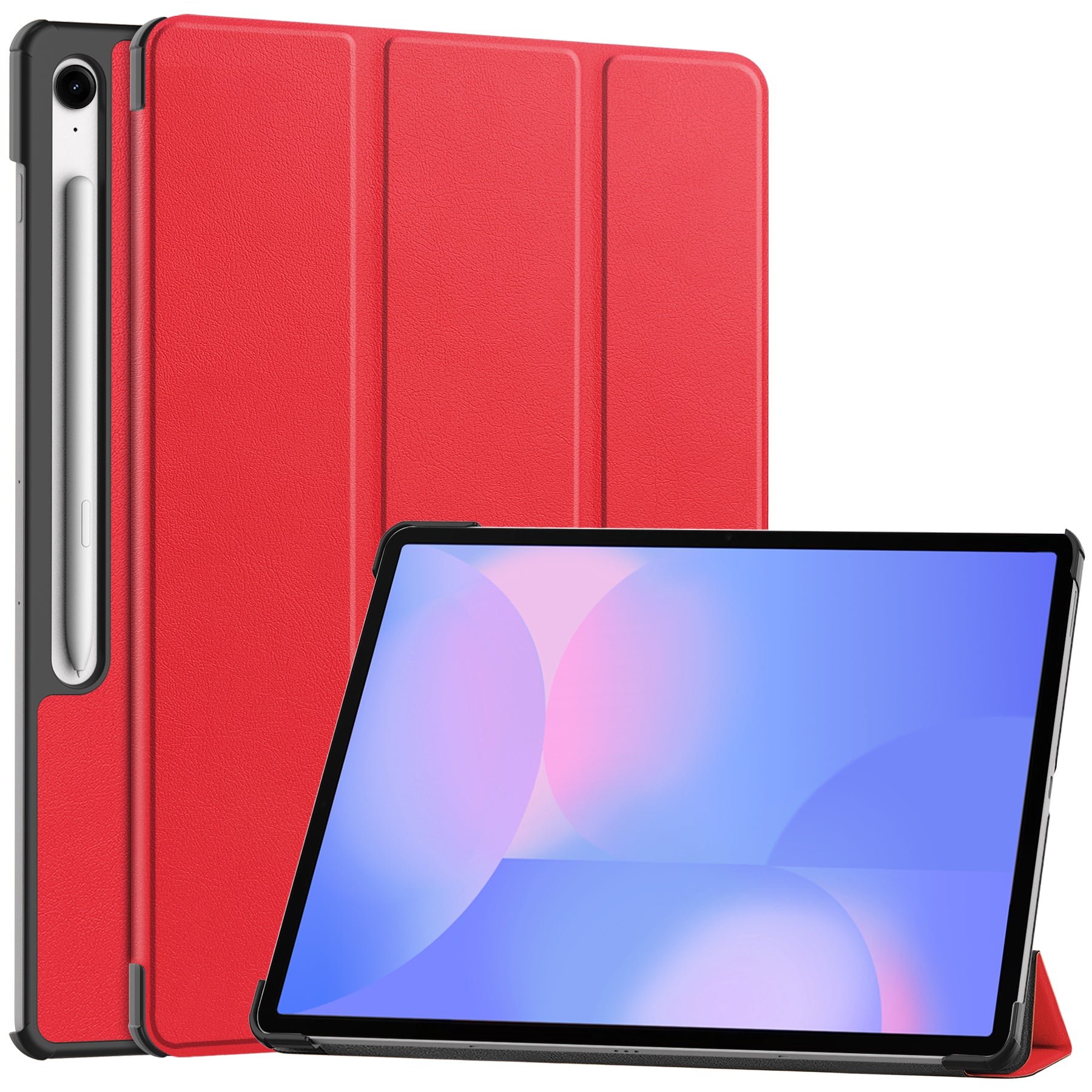 Samsung Tab S10FE Plus X620 Tri-Fold Case [Red]