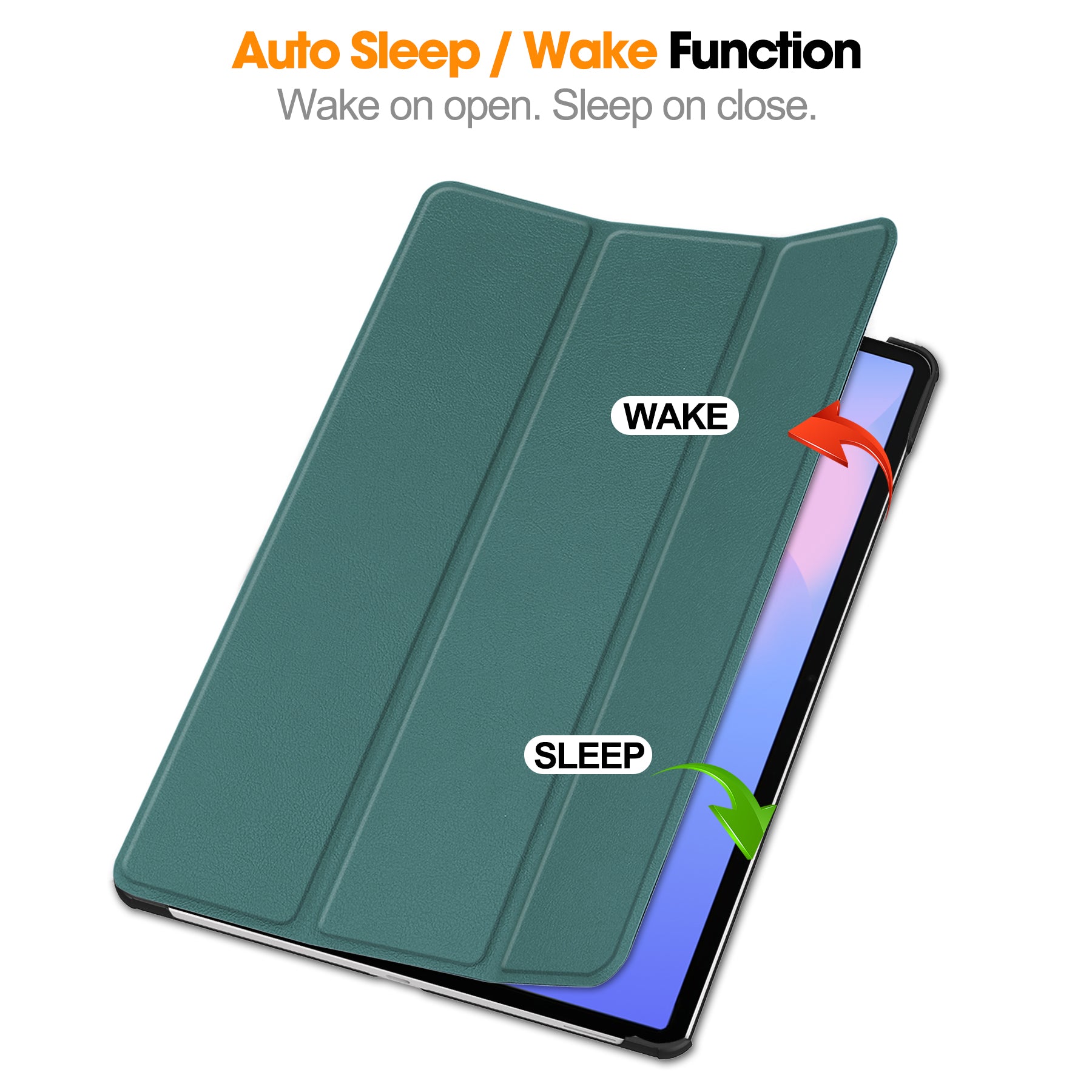 Samsung Tab S10FE Plus X620 Tri-Fold Case [Teal]