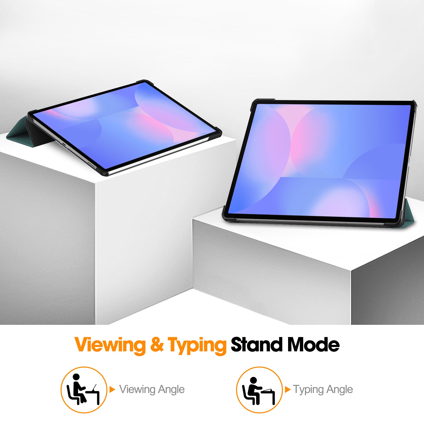 Samsung Tab S10FE Plus X620 Tri-Fold Case [Teal]