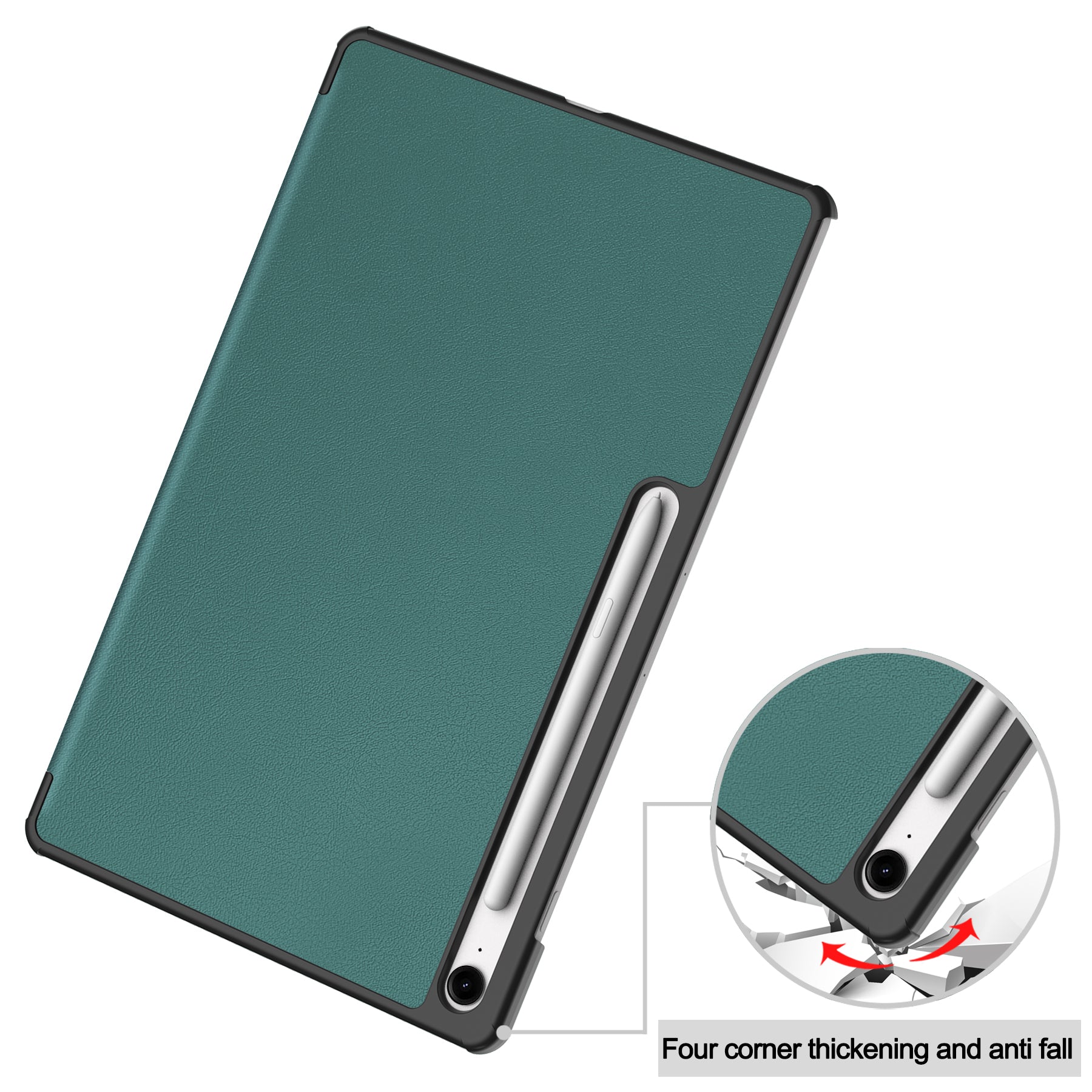 Samsung Tab S10FE Plus X620 Tri-Fold Case [Teal]