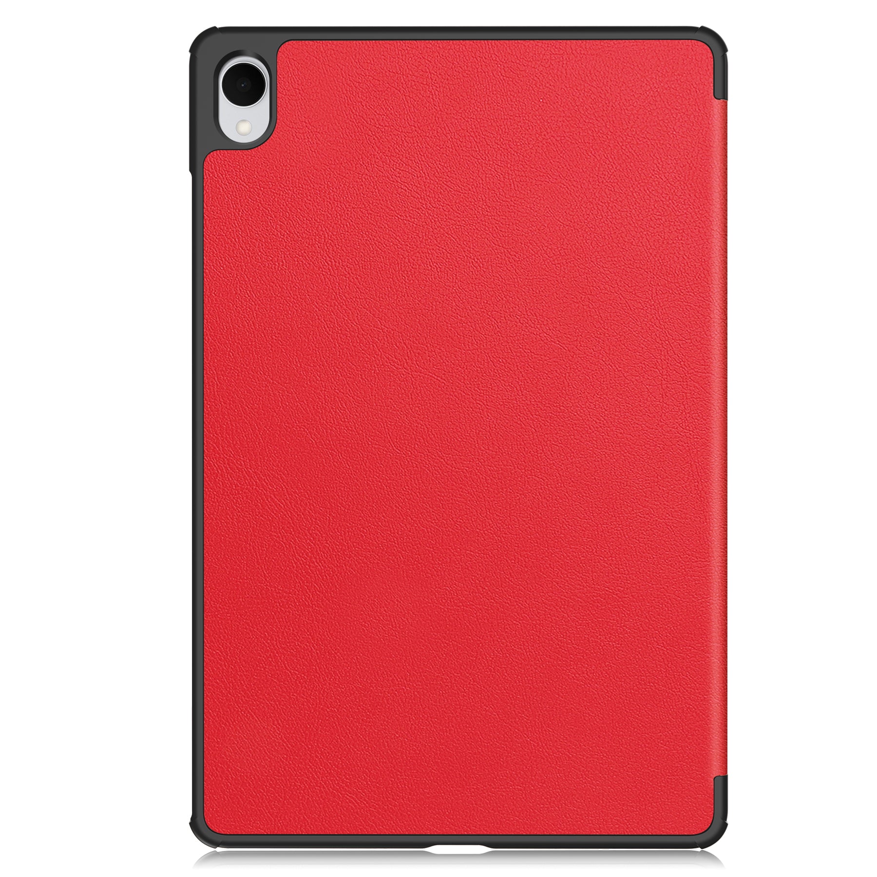 KST Tri-fold PU Leather Case for Samsung Galaxy Tab S11 [Red]