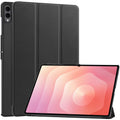 KST Tri-fold PU Leather Case for Samsung Galaxy Tab S11 Ultra [Black] - Black