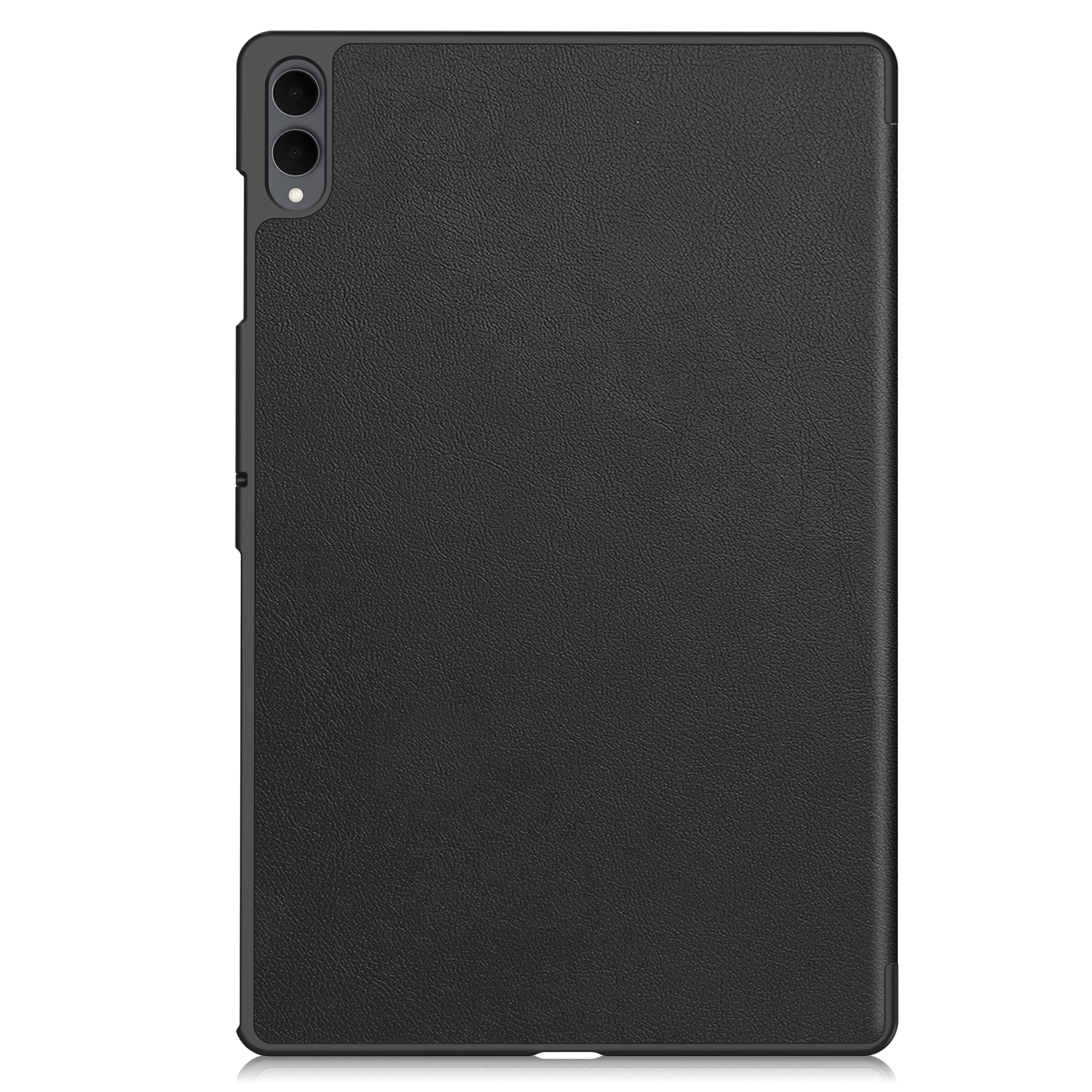 KST Tri-fold PU Leather Case for Samsung Galaxy Tab S11 Ultra [Black]