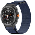 Nylon Sport Band with Hook-and-Loop Fastener for Samsung Galaxy Watch 8 (40 mm / 44 mm) - Navy - Navy