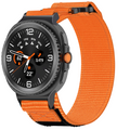 Nylon Sport Band with Hook-and-Loop Fastener for Samsung Galaxy Watch 8 (40 mm / 44 mm) - Orange - Orange