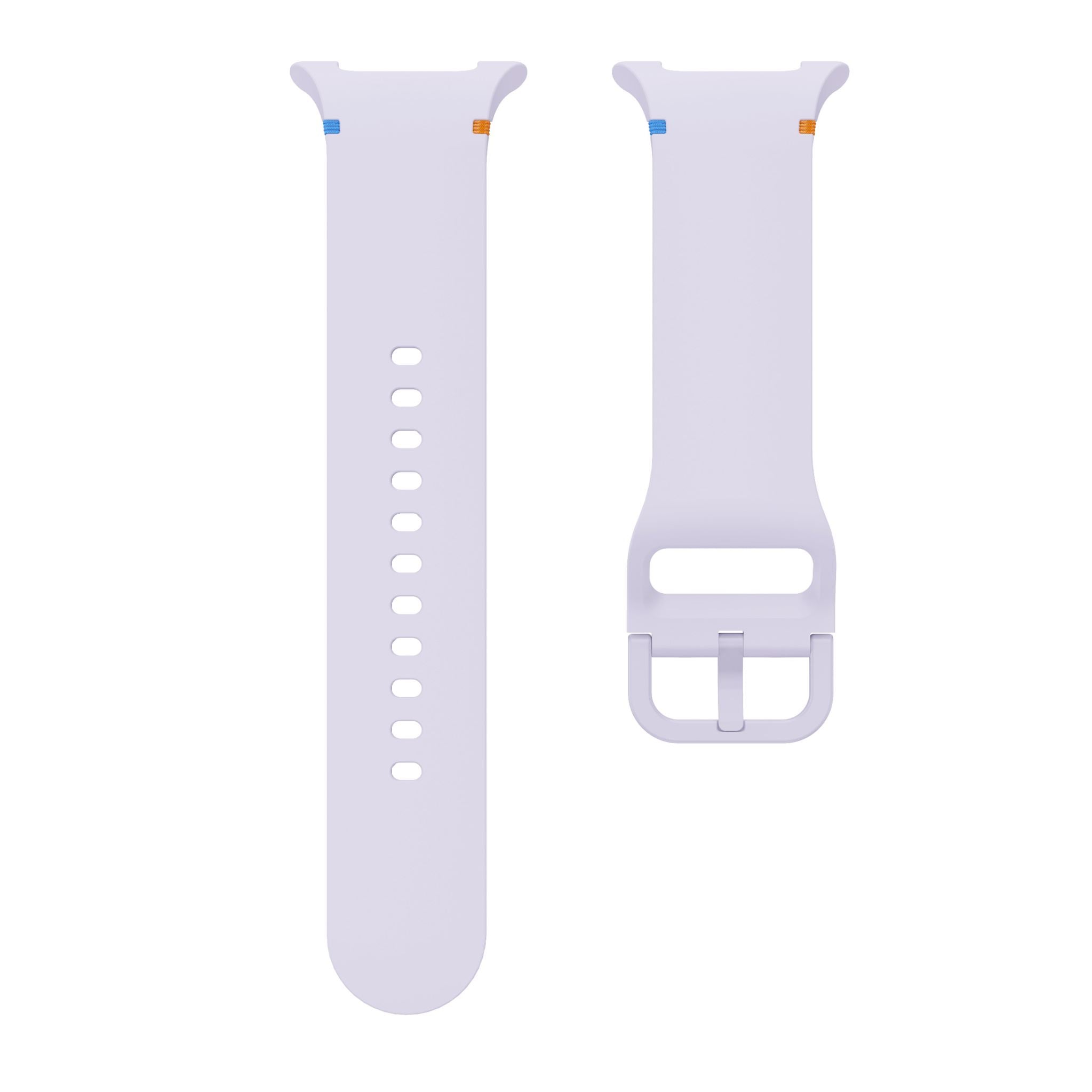 Soft Silicone Sport Band with Flat Stitch Design for Samsung Galaxy Watch 8  – Lavender