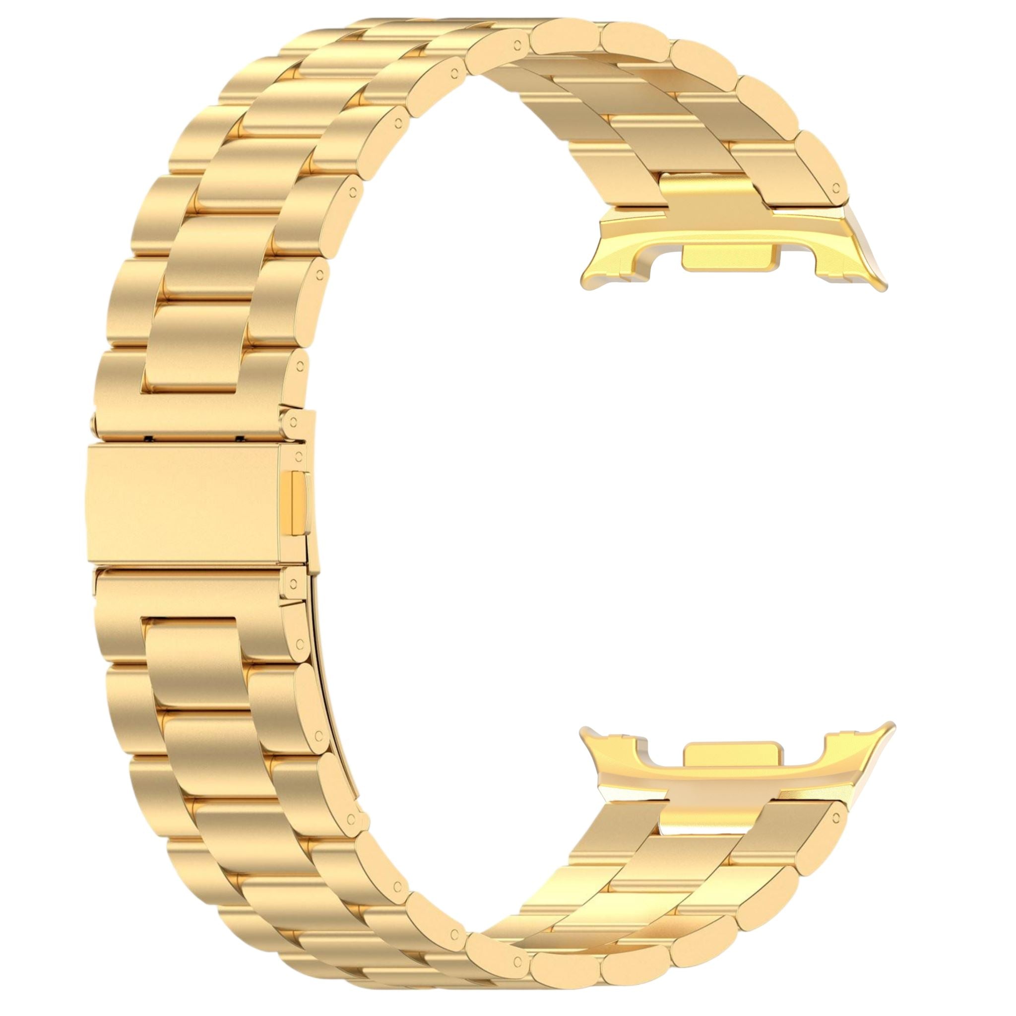 Samsung Galaxy Watch 8 (40mm/44mm) Stainless Steel Link Bracelet with Folding Clasp [Gold]