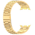 Samsung Galaxy Watch 8 (40mm/44mm) Stainless Steel Link Bracelet with Folding Clasp [Gold] - Gold