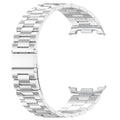 Samsung Galaxy Watch 8 (40mm/44mm) Stainless Steel Link Bracelet with Folding Clasp [Silver] - Silver